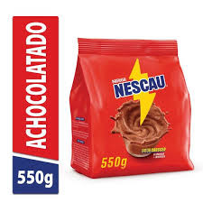 ACHOCOLATADO EM PÓ NESCAU ACTGO SACHET 550GRS