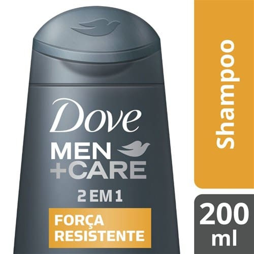 Shampoo e Condicionador 2 em 1 Força Resistente Dove Men+Care 200ml