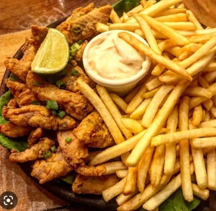File de Tilapia com Fritas