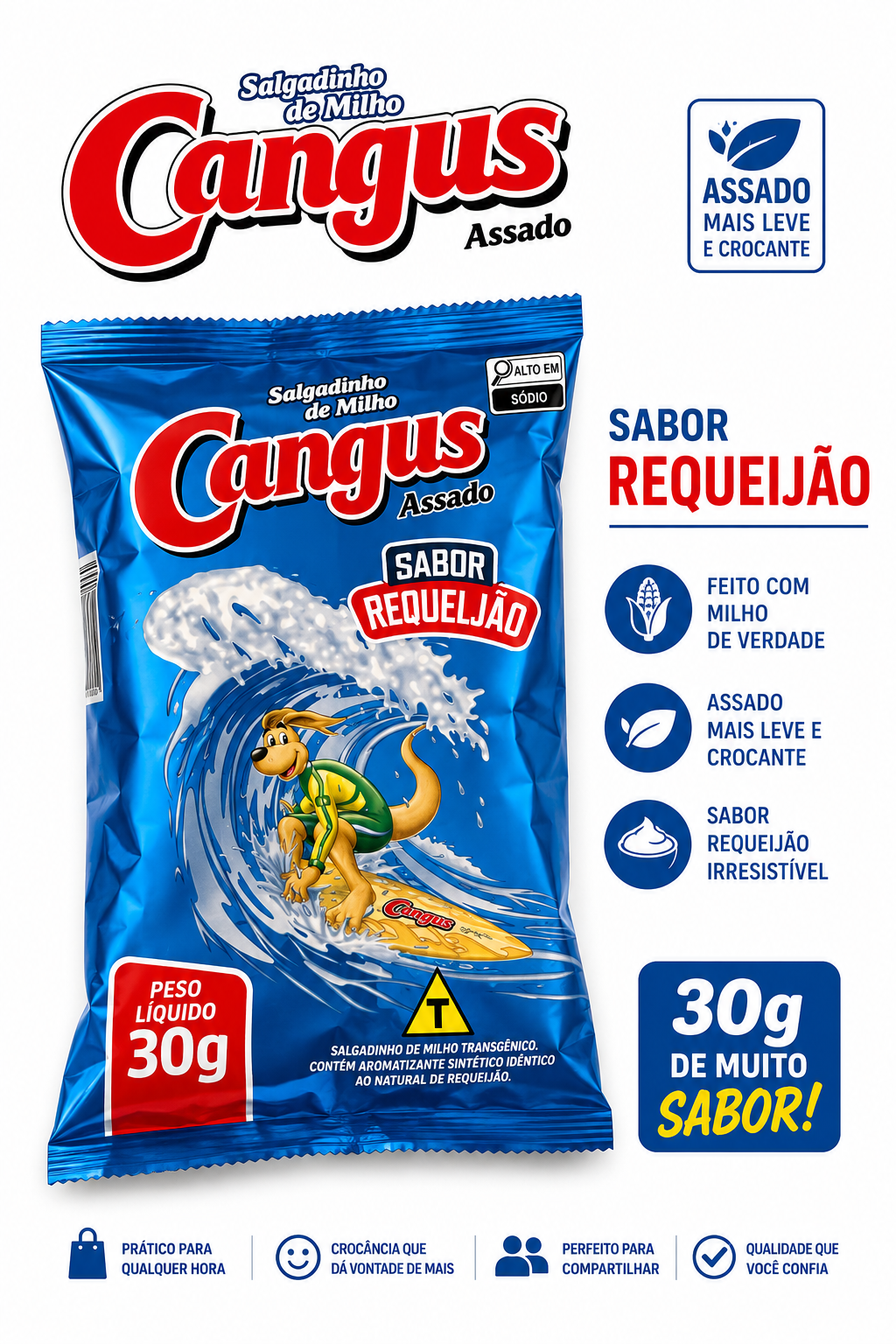 XILITO CANGUS SABOR REQUEIJAO 30G