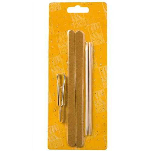 Kit para Manicure Marco Boni com 2 Lixas, 2 Palitos e 1 Pinça Ref.6018