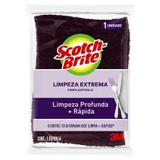 ESPONJA SCOTCH-BRITE ROXA LIMPEZA EXTREMA 