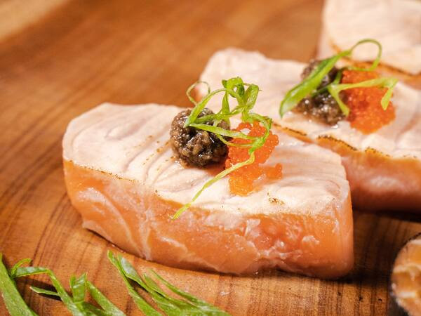 Sashimi de Salmão Trufado - 6 Peças