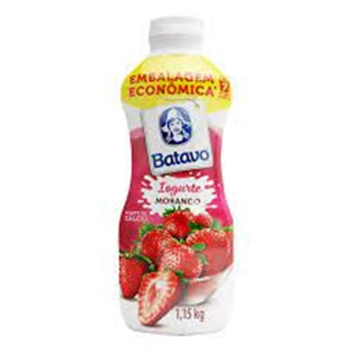 Iogurte de Morango Batavo Garrafa 1,15kg