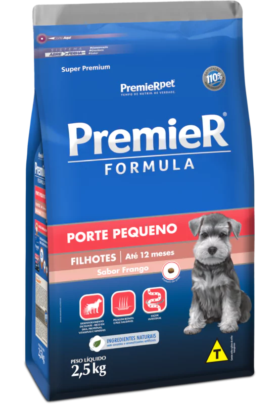 Premier Formula Filhote Frango Porte Pequeno 2,5kg 