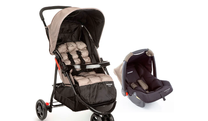 Carrinho de Bebê Voyage - Bege