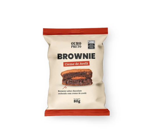Brownie Sabor Creme de Avelã 80g