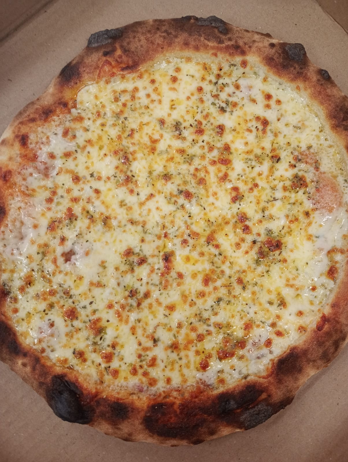 Muçarela ( molho de pomodoro , muçarela e orégano )