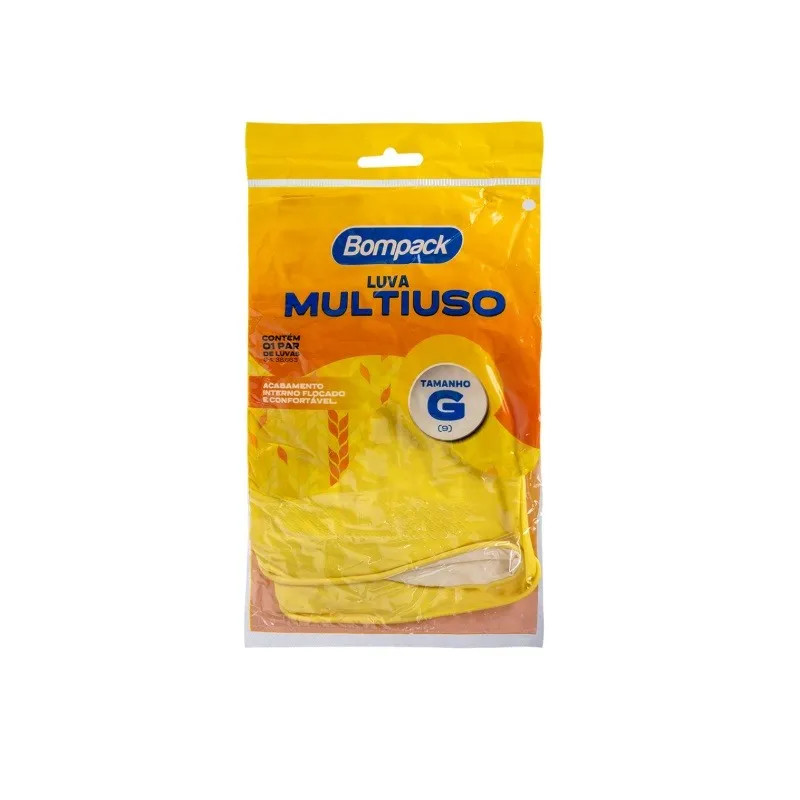 LUVAS LATEX MULT G BOMPACK
