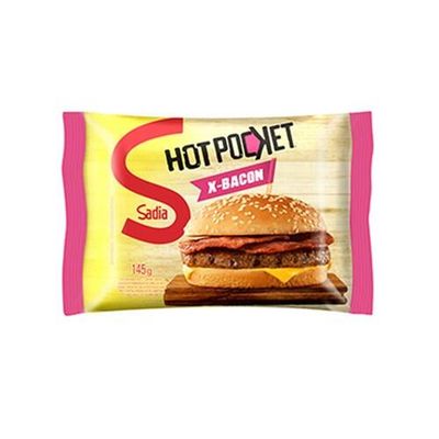 Lanche Hot Pocket X-Bacon Sadia 145g