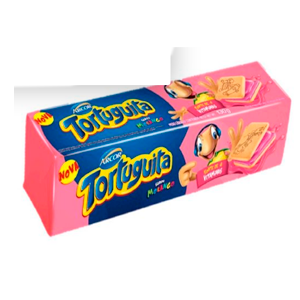 TORTUGUITA RECHEADA SABOR MORANGO 130G
