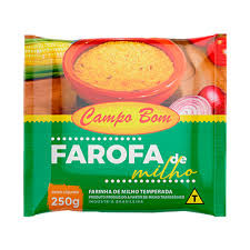 FAROFA DE MILHO TEMPERADA CAMPO BOM 250G