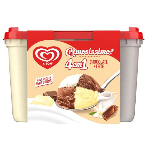 Pote Kibon Cremosíssimo 4 Em 1 Choco Leite 2l