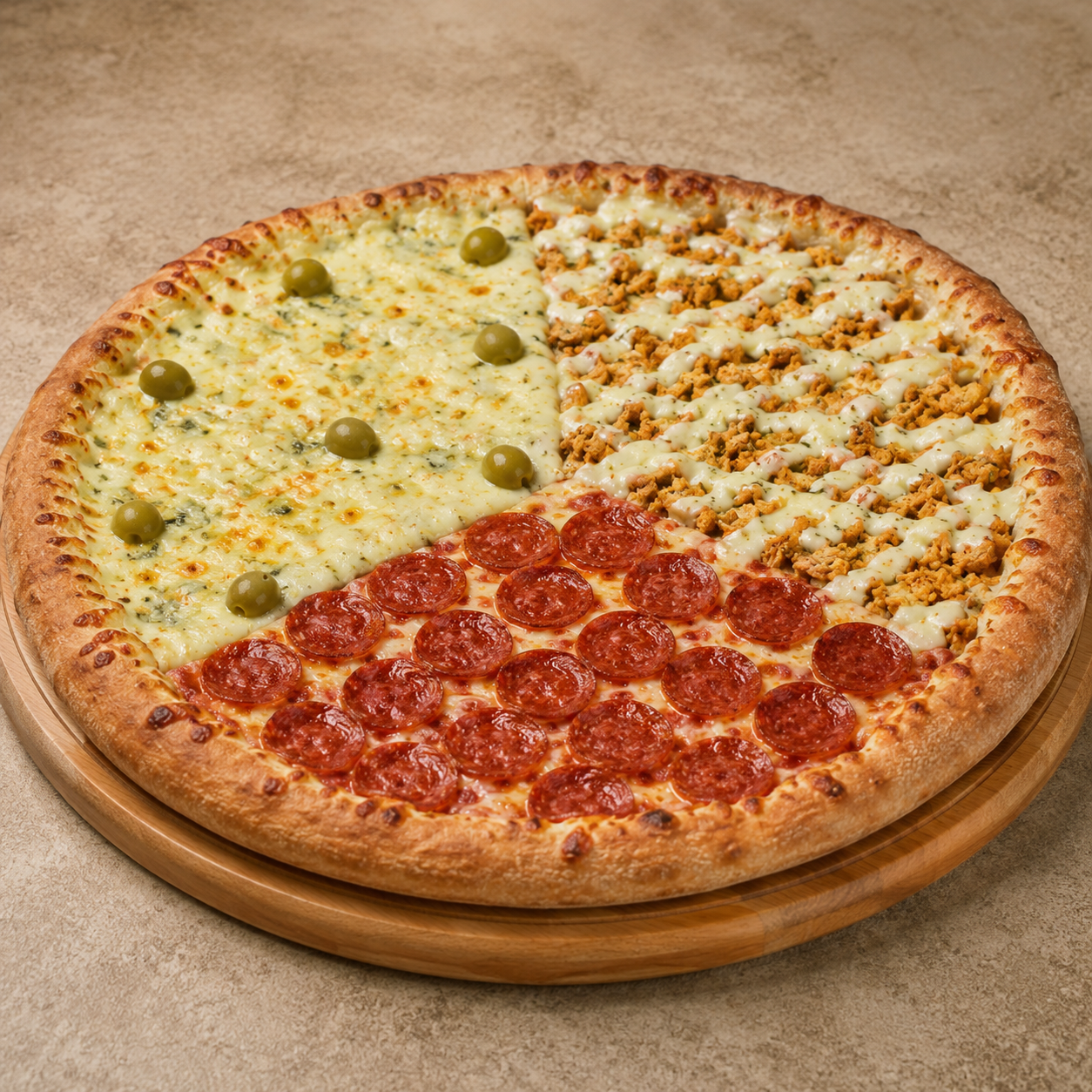 Pizza Grande - Até 3 Sabores