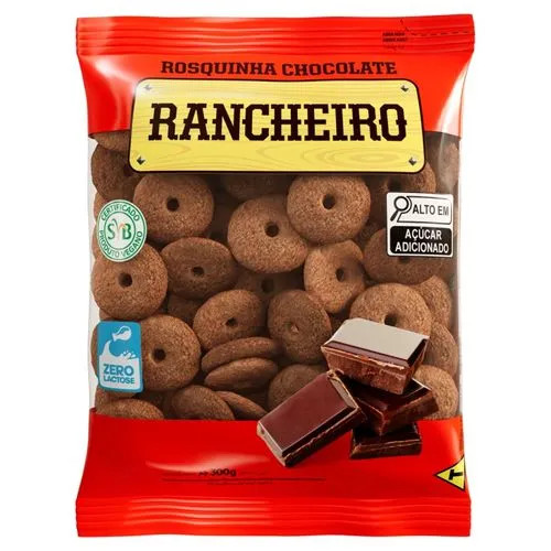 Rosquinha Rancheiro Chocolate 300g
