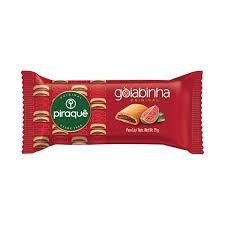 BISCOITO PIRAQUE  ROLADINHO DE GOIABINHA 75G