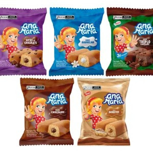 BOLO ANA MARIA BAUNILHA/BANOFFEE 4 UNIDADES 70G