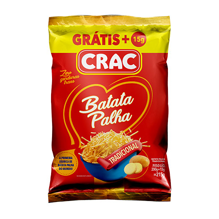 Batata Palha Crac 200g Tradicional