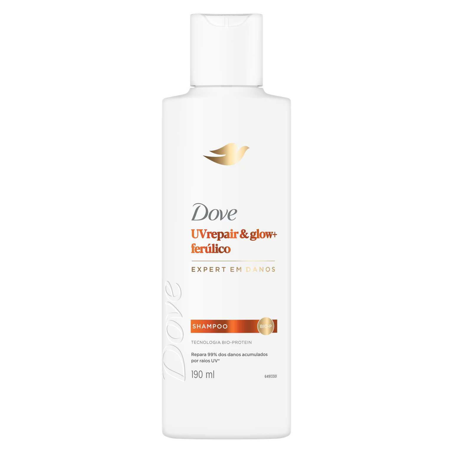 SHAMPOO DOVE REPAIR GLOW FERULICO 190ML