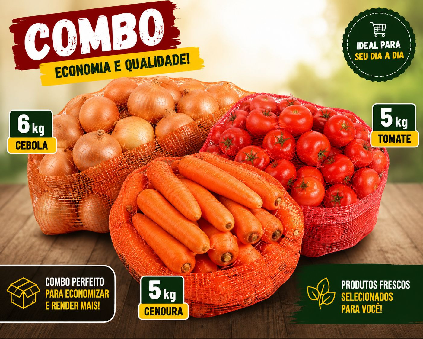 COMBO HORTIFRÚTI ECONOMIA TOTAL