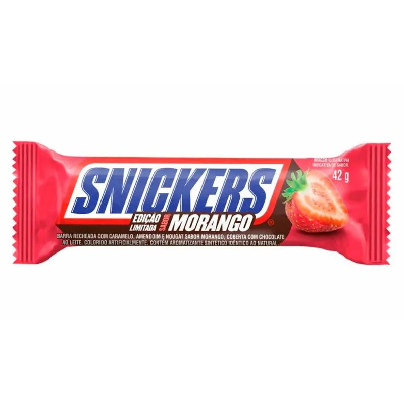 CHOCOLATE SNICKERS MORANGO 42G