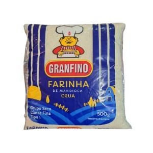 FARINHA CRUA DE MANDIOCA GRANFINO 500G