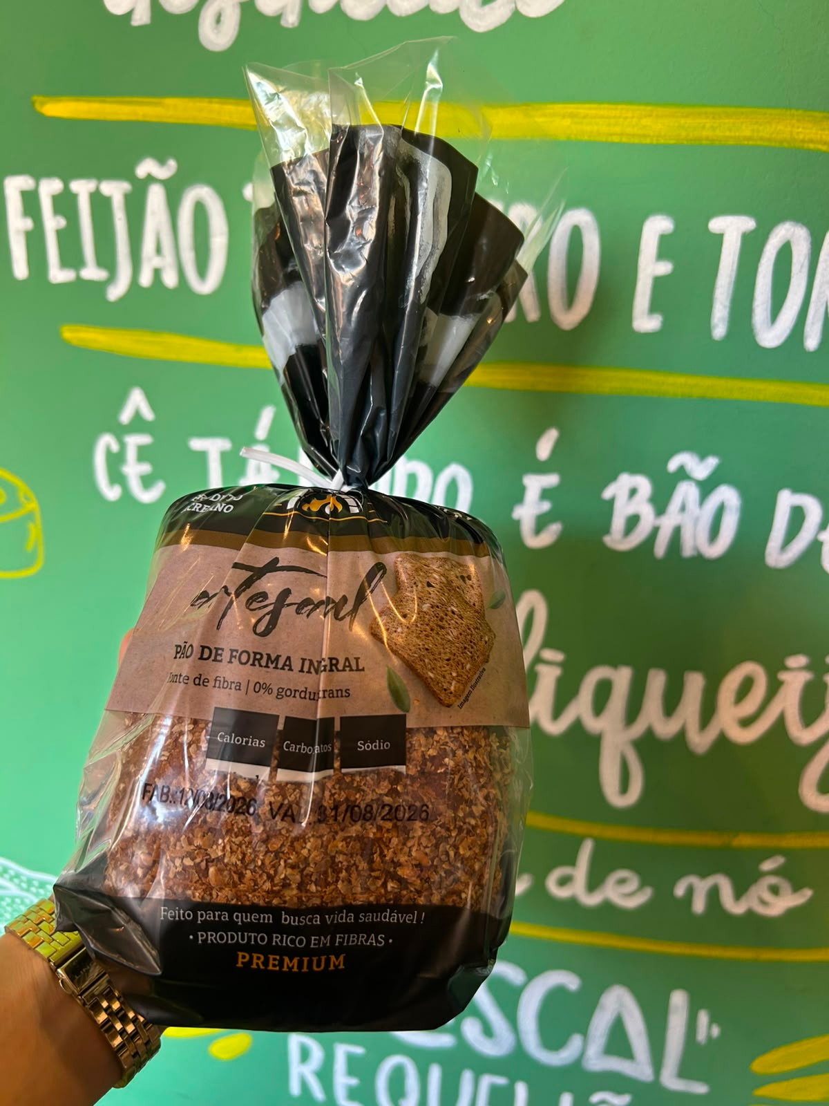 Pao de Forma Integral - 350g