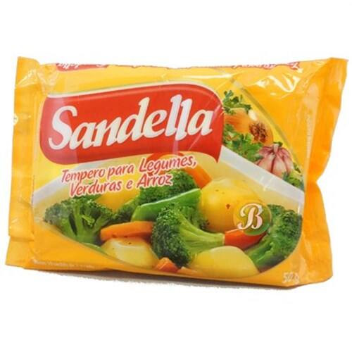 Tempero Pó Sandella Legumes Embalagem 50g