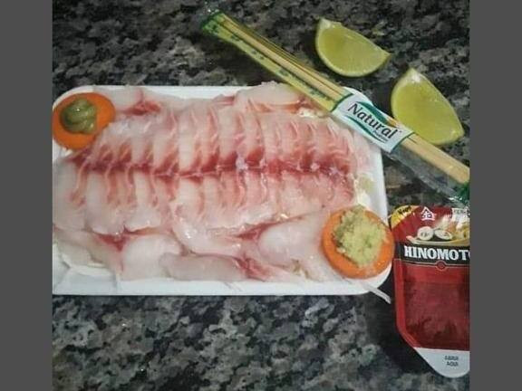 Sashimi de Tilápia Saint Peter media 1 filé