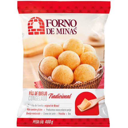 Pão de queijo forno de minas 400g 