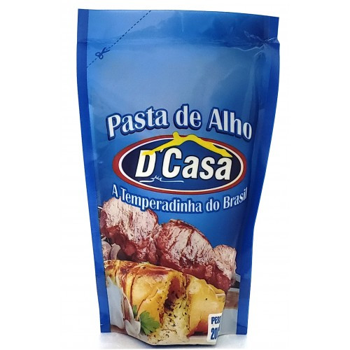 MAIONESE PASTA DE ALHO D´CASA TEMPERADA 200G