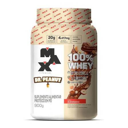 Whey 100% Dr. Peanut Buenissimo Pote 900g 