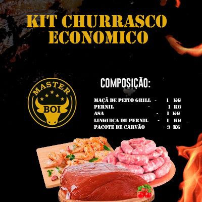 KIT CHURRASCO ECONOMICO