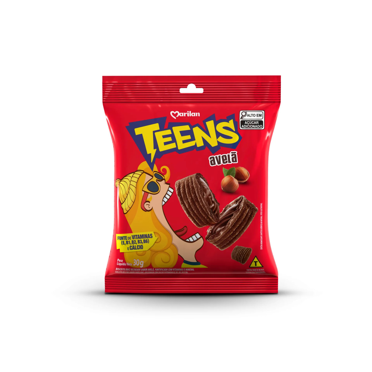 Biscoito Teens Avelâ 30g