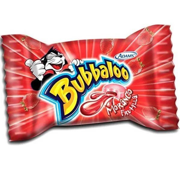 CHICLETE BUBBALOO MORANGO