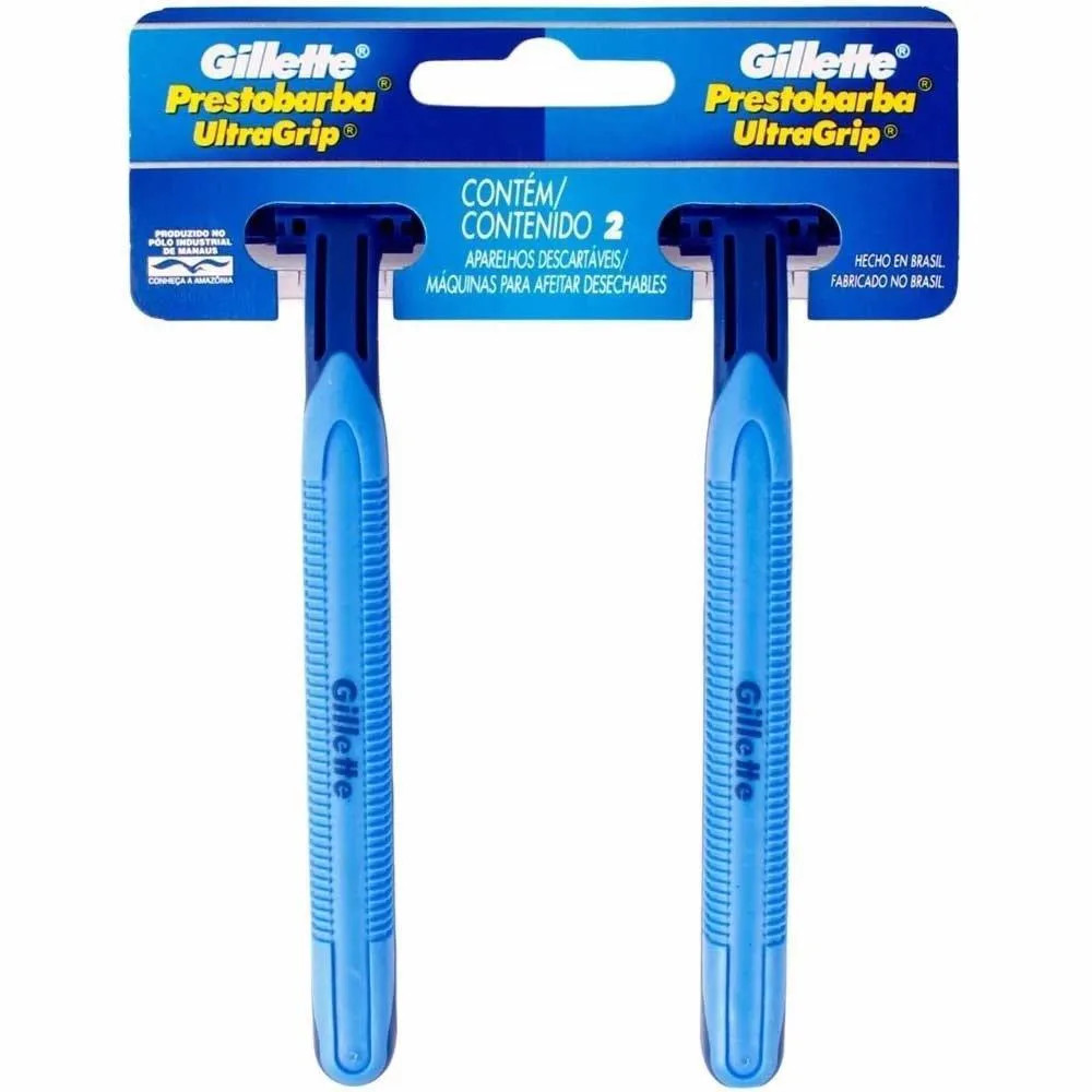 Barbeador Prestobarba Ultragrip (Gillette) 2un