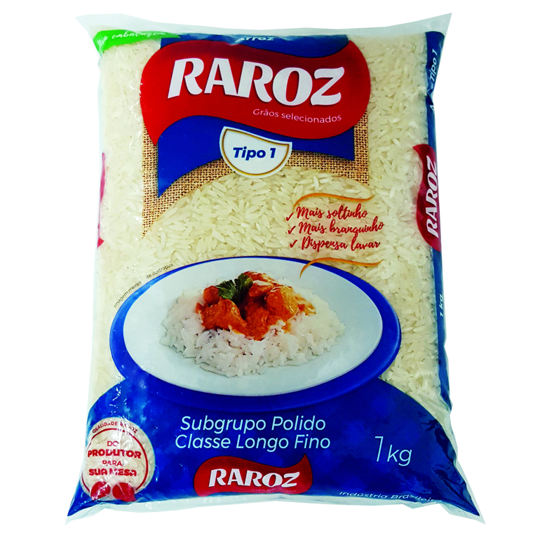 Arroz Branco T1 Longo Fino (Raroz) 1kg