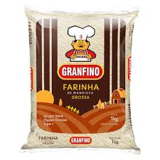 Farinha Mandioca Granfino 1kg Grossa