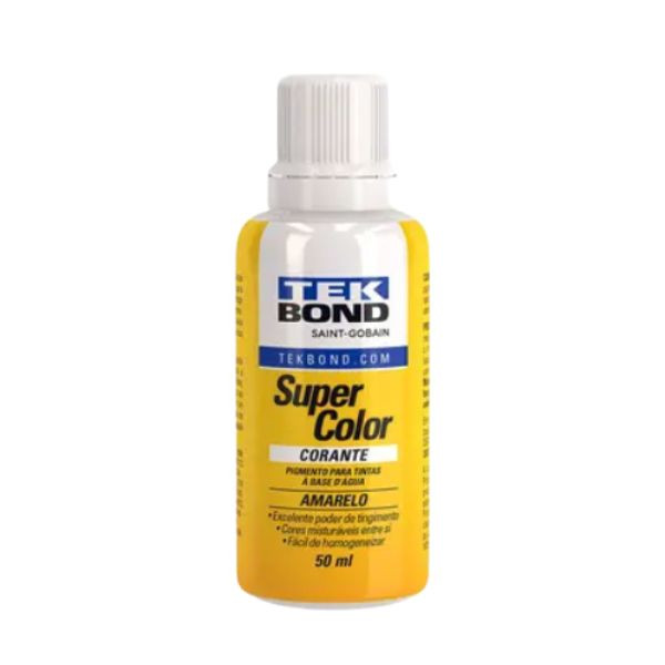 Corante Líquido Amarelo 50ml Tekbond