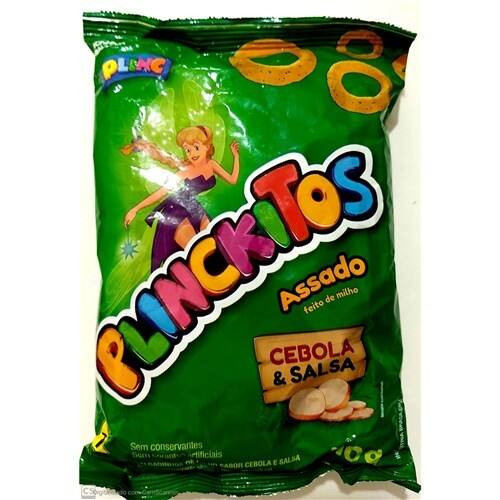 Salgadinho Sabor Cebola e Salsa Plinckitos 33g
