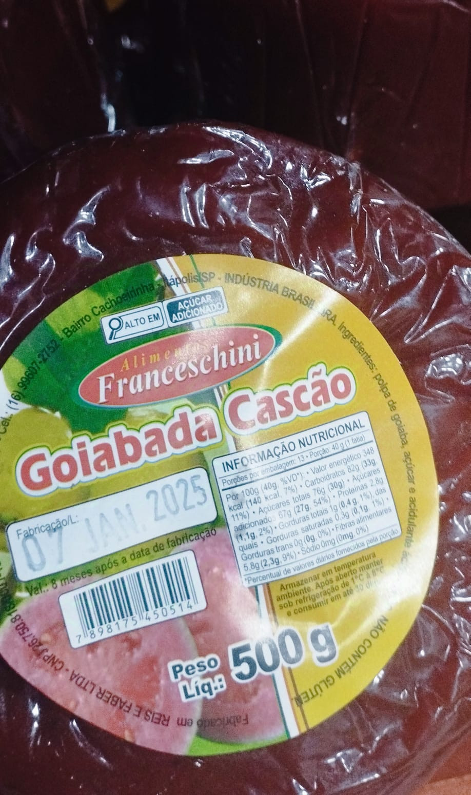 GOIABADA CASCÃO CASEIRA