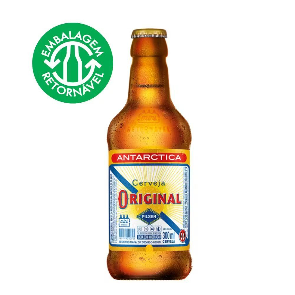 CERVEJA ORIGINAL GF 300ML APENAS O LIQUIDO
