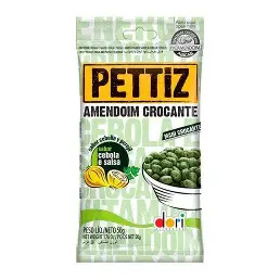 Amendoim Crocante Cebola e Salsa (Pettiz) 50g