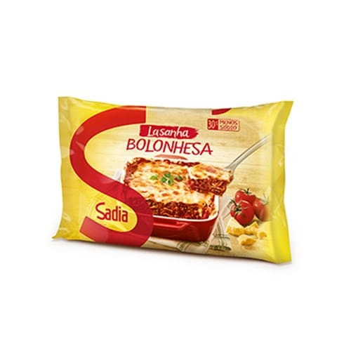 Lasanha Sadia Bolonhesa Embalagem 600g