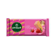 WAFER BISCOITO PIRAQUE BISC 100G MORANGO
