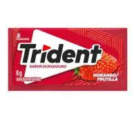 Chiclete Trident Morango 8g