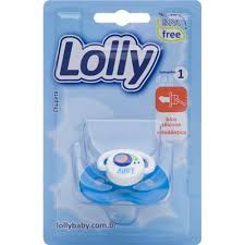 CHUPETA LOLLY ZOO BONA SILICONE ORTODONTICA AZUL TAM1