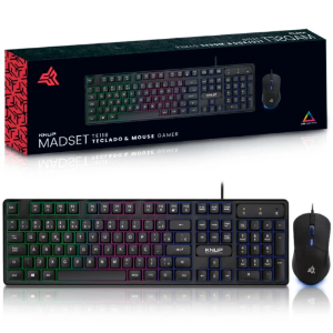 KIT TECLADO E MOUSE GAMER KNUP TE-118