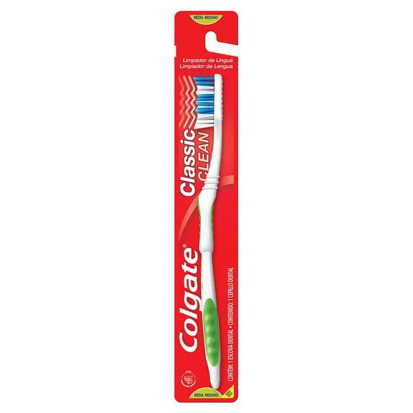 ESCOVA DENTAL COLGATE "MEDIA" CLASSIC CLEAN