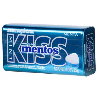 MENTOS KISS MINT AZUL 35G